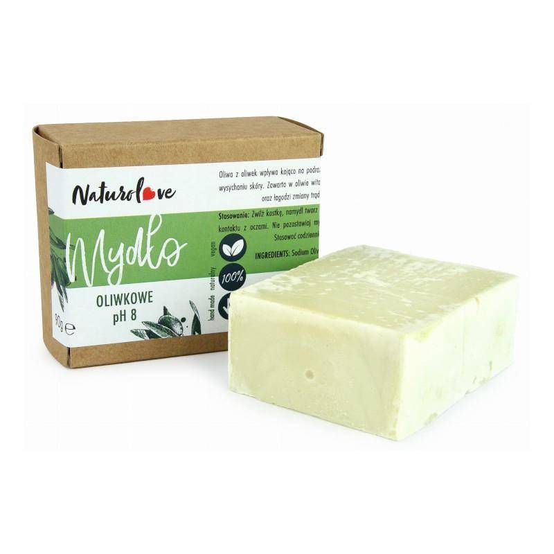 NATUROLOVE Naturolove Mydło Oliwkowe pH 8 90 g