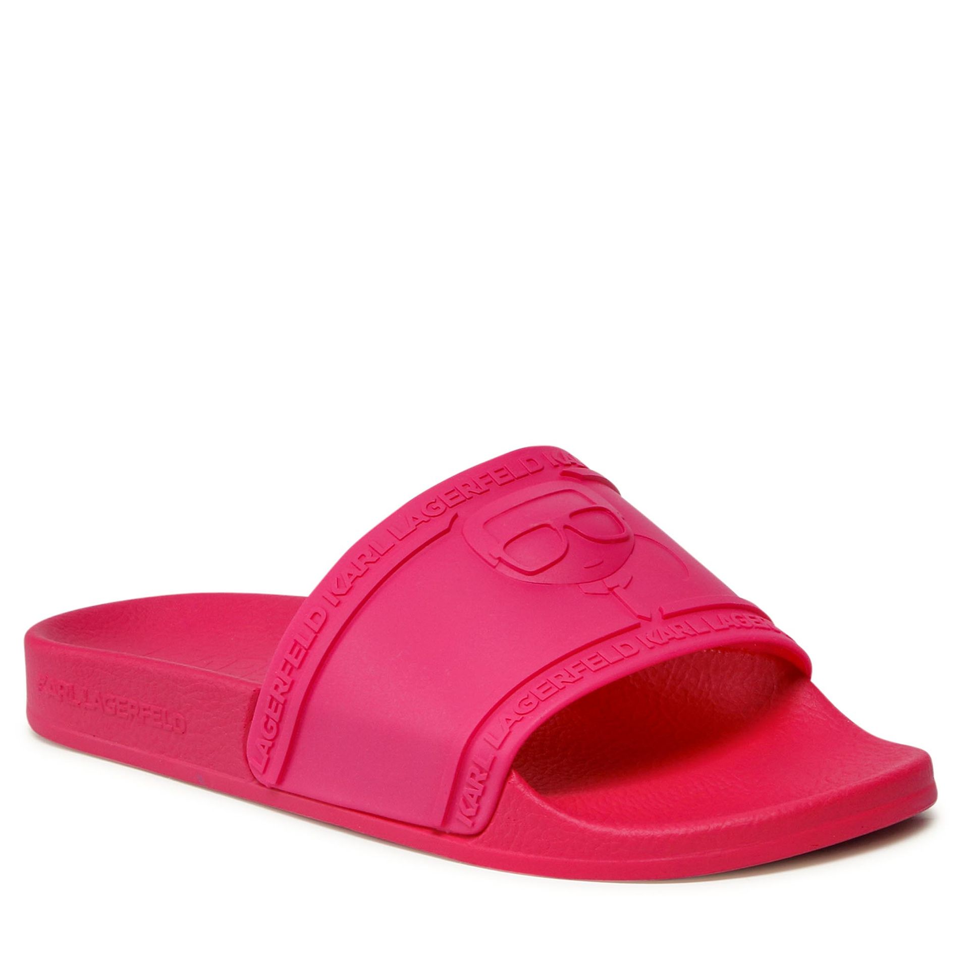 Lagerfeld Klapki KARL KL80919 Fuschia Rubber