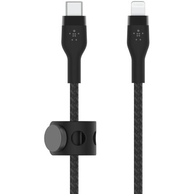 Belkin Kabel USB Typ-C Lightning Braided Silicone 1m Czarny