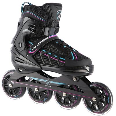Nils EXTREME NA1128 CZARNO-FIOLETOWY ROZM. XL(43-45) ŁYŻWOROLKI EXTREME 16-01-146