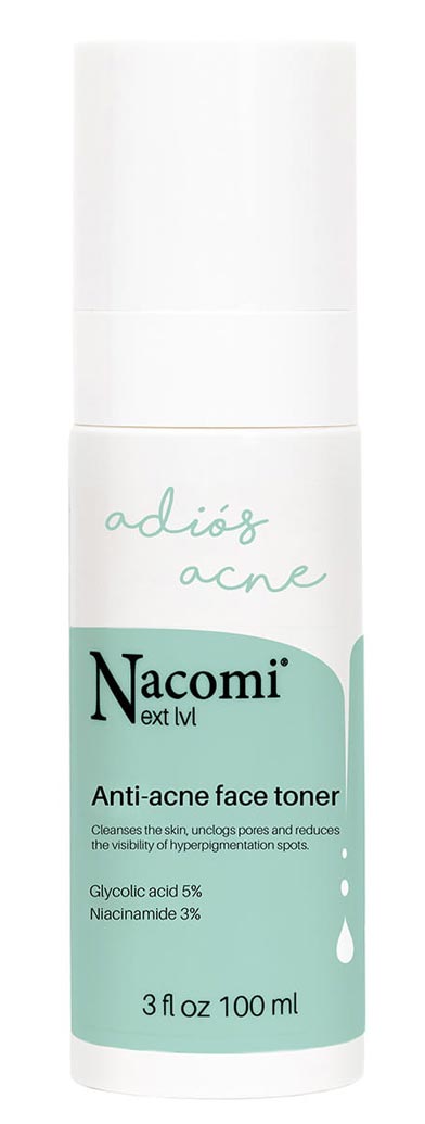 Nacomi Nacomi Next Level Adios Acne Przeciwtrądzikowy tonik do twarzy 100ml 64409-uniw