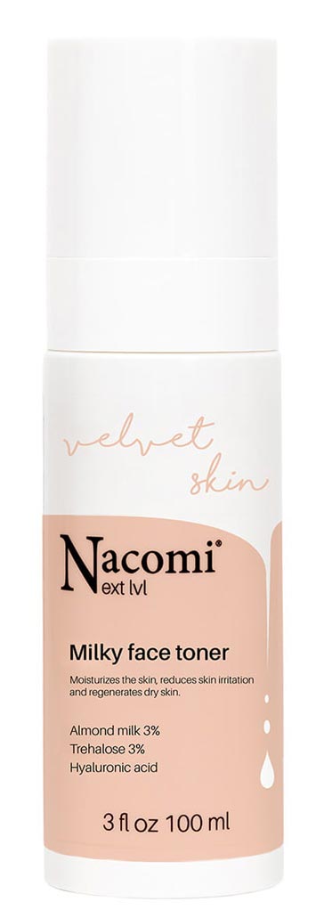 Nacomi Nacomi Next Level Velvet Skin Mleczny tonik nawilżający 100ml 64412-uniw