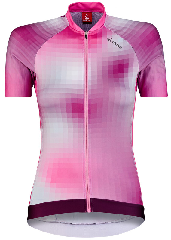 Löffler hotBOND RF Full Zip Bike Jersey Women, różowy EU 44 2022 Koszulki kolarskie