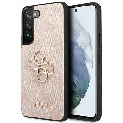 Guess GUHCS22S4GMGPI S901 S22 różowy/pink hardcase 4G Big Metal Logo