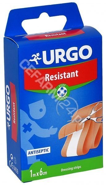 Polfa Laboratoria Sp. z o.o. URGO Resistant Antyseptyczny Opatrunek Do Cięcia 1mx6cm