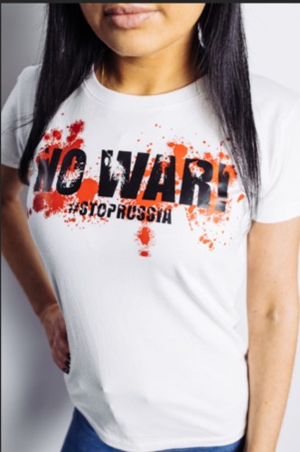 Furia Koszulka damska NO WAR STOP RUSSIA Furia