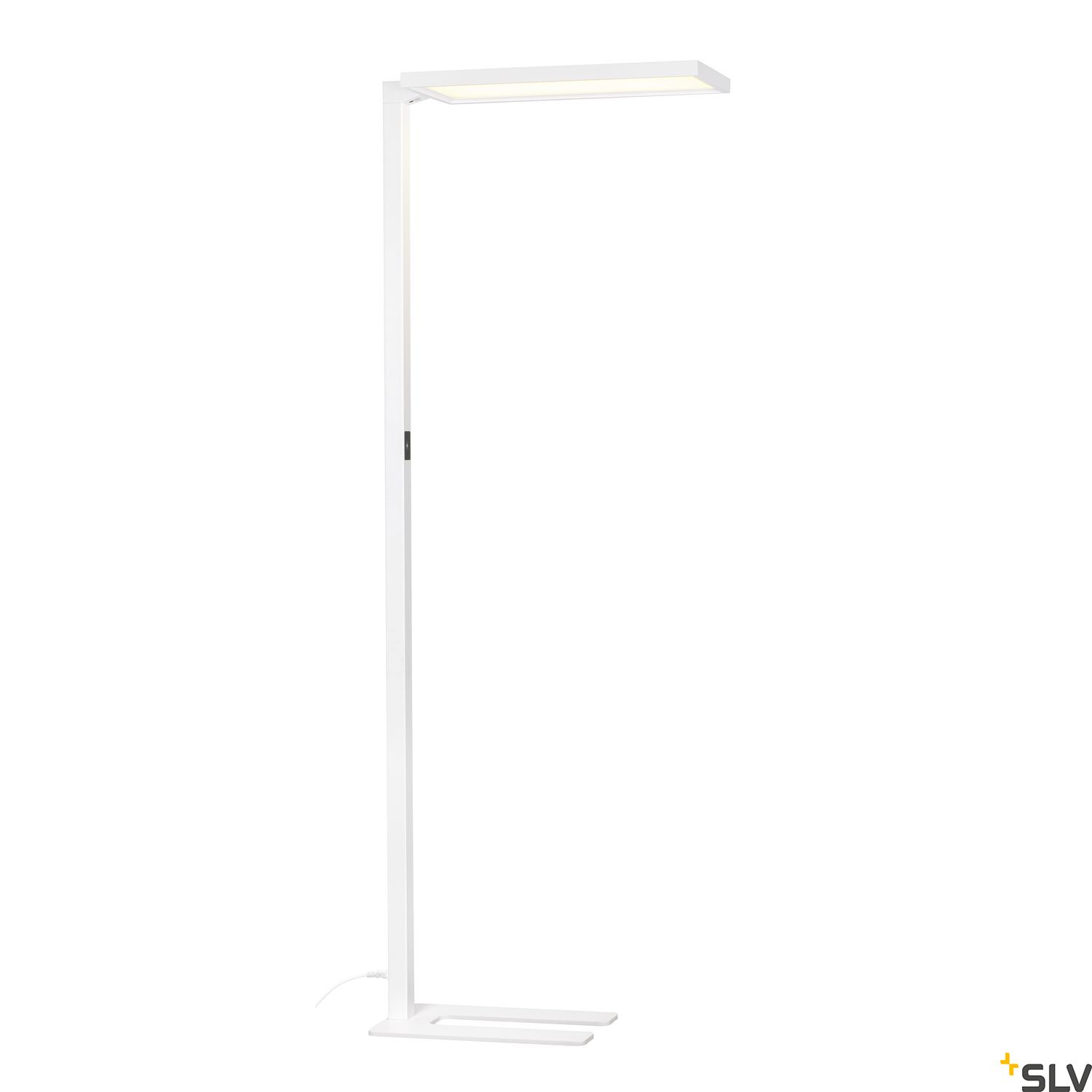 SLV Lampa podłogowa WORKLIGHT II biała 79W 4000K 80 1005391