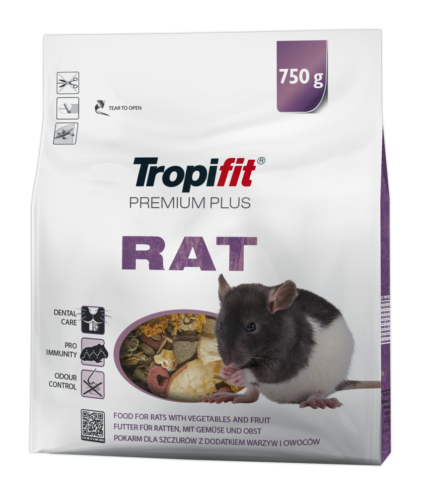 Tropifit Premium Plus RAT 750g dla szczurów 5900469504529