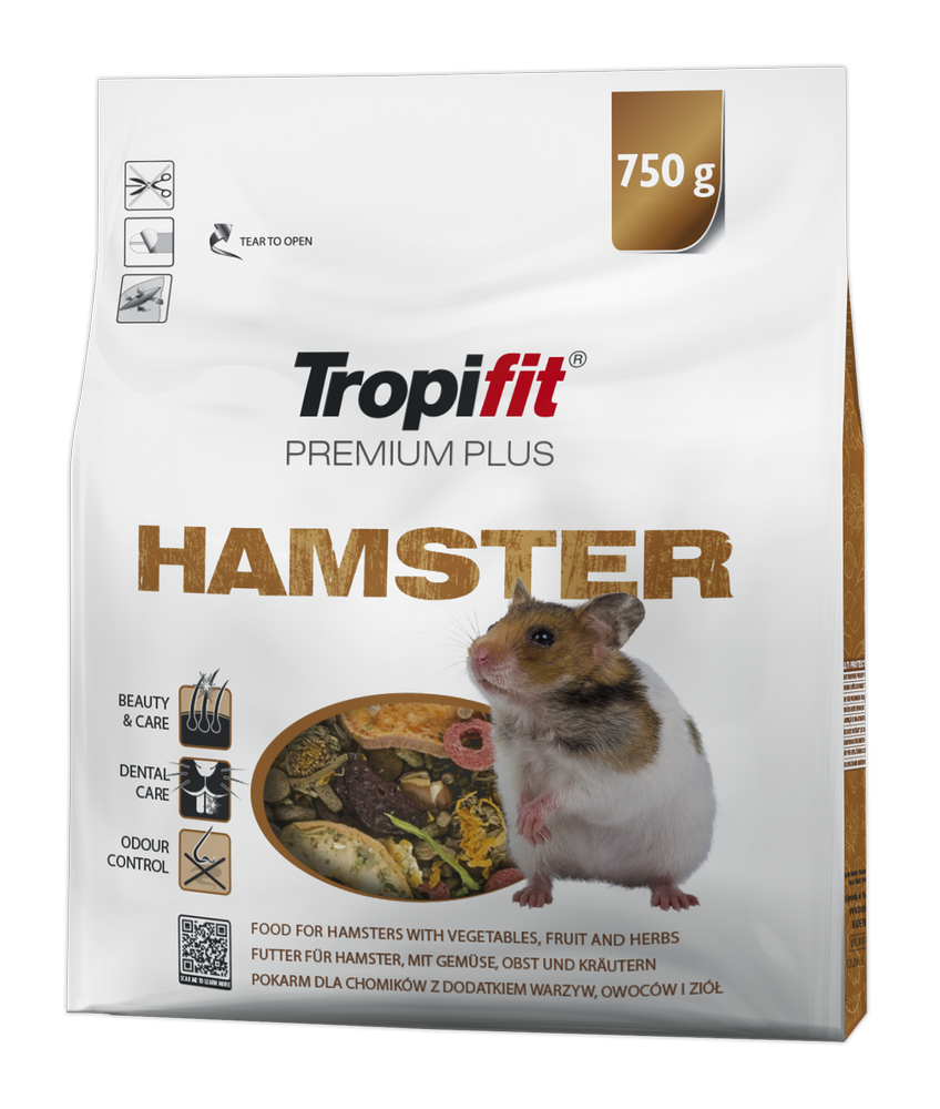 Tropifit Premium Plus HAMSTER 750g dla chomika 55719-uniw