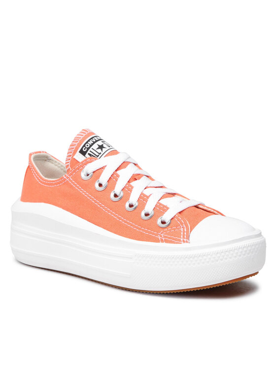 Converse Trampki Ctas Move Ox 572723C Pomarańczowy