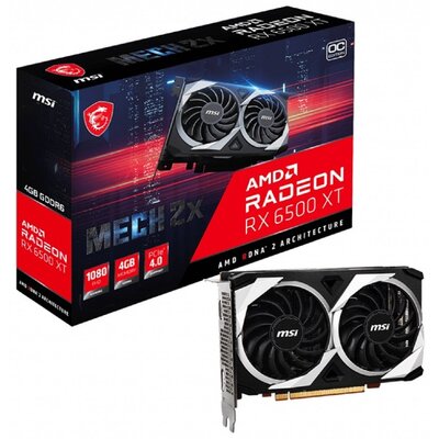MSI Karta graf Radeon RX 6500 XT MECH 2X 4G OC
