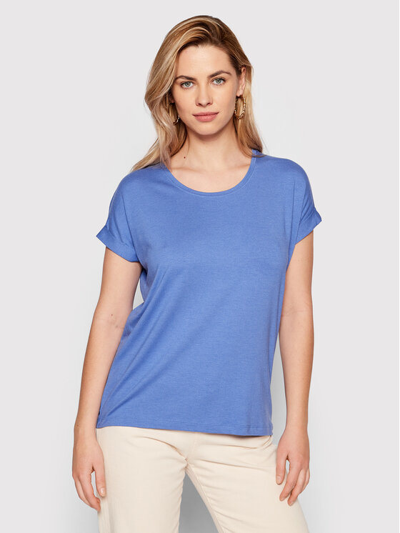 Only T-Shirt Moster 15106662 Granatowy Loose Fit