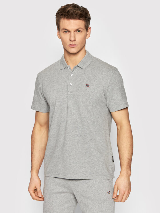 Napapijri Polo Ealis NP0A4GDK Szary Regular Fit