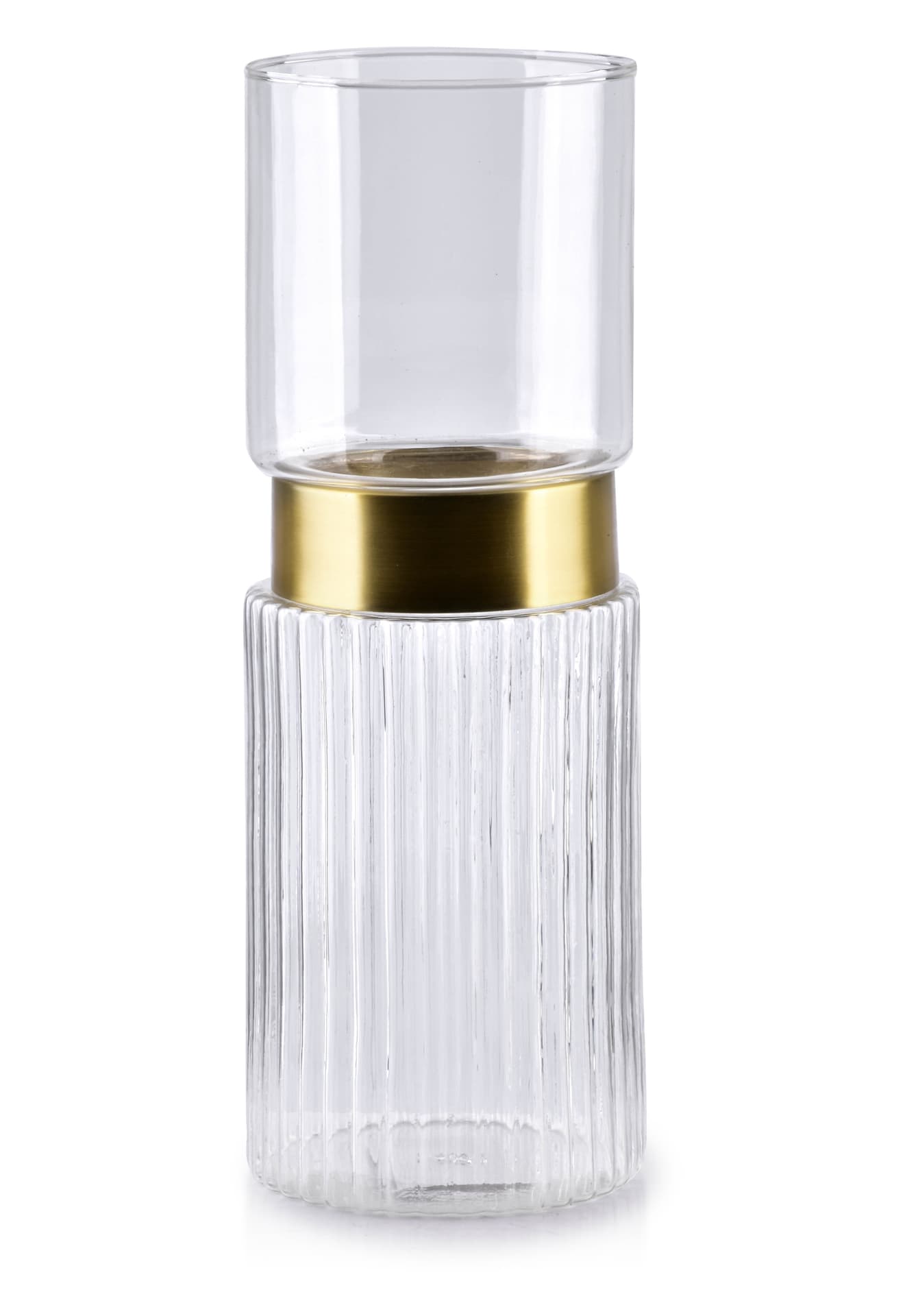 Lumarko Lumarko SERENITE CLEAR Świecznik 10x10x28.5cm HTRD7500 Mondex