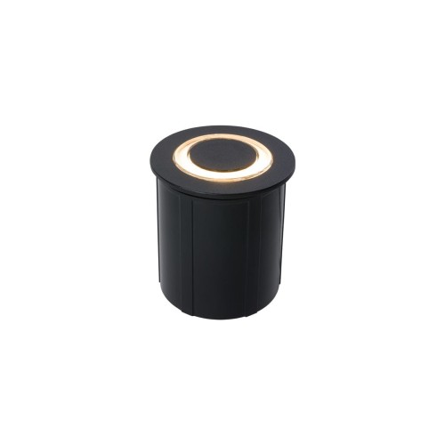 Nowodvorski Wpust LAMPA zewnętrzna CIRCLET LED 8163 ścienna OPRAWA outdoor LED 3W 3000K metalowa IP54 czarna 8163