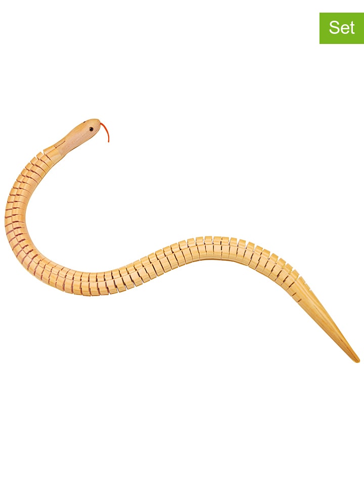 Playbox Drewniane węże (6 szt.) - dł. 48,5 cm