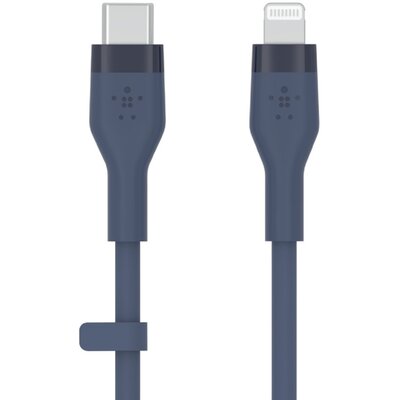 Belkin Kabel USB Typ-C Lightning Silicone 3m Niebieski CAA009BT3MBL