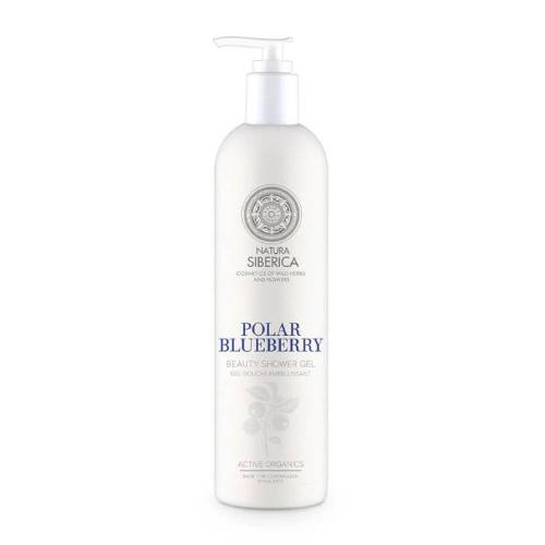 Natura Siberica (linia BLANCHE) - żel pod prysznic POLARNA BORÓWKA - 400ml 516a
