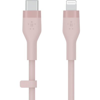 Belkin Kabel USB Typ-C Lightning Silicone 3m Różowy CAA009BT3MPK