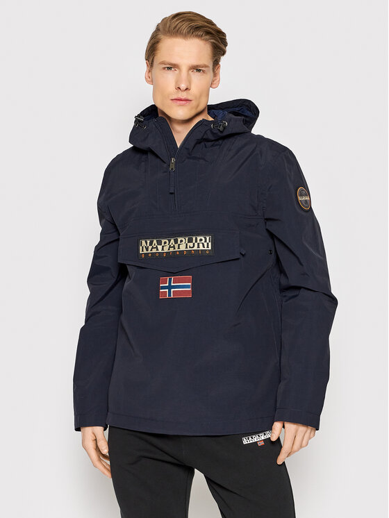Napapijri Kurtka anorak Rainforest M Sum 3 NP0A4G7D Granatowy Regular Fit