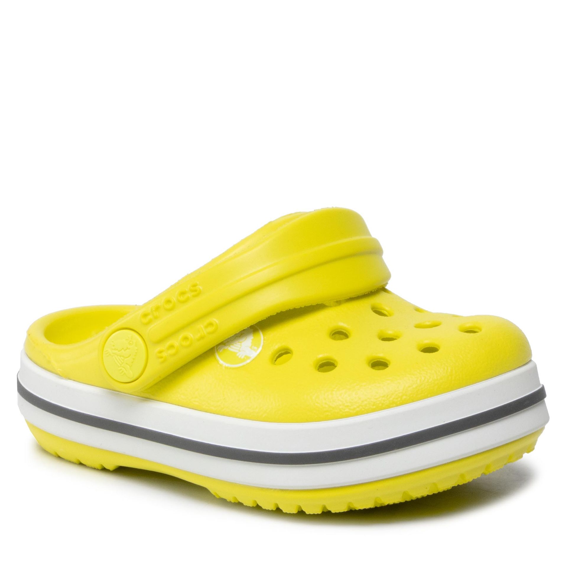 Crocs Klapki Crocband Clog T 207005-725 Citrus/Grey