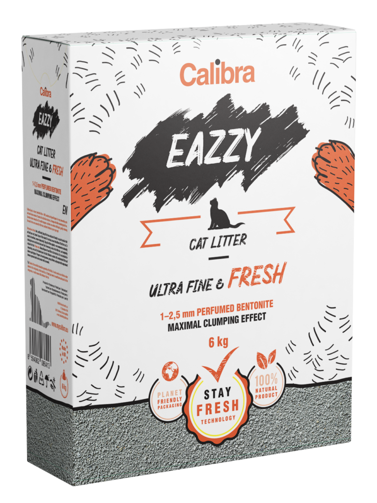 Calibra CALIBRA Eazzy Ultra Fine&Fresh Żwirek Bentonitowy 6kg 55953-uniw