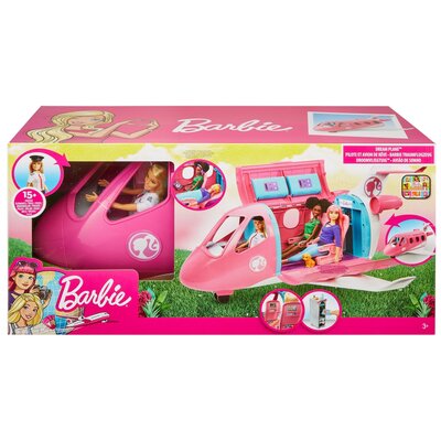 Mattel wymarzony samolot + lalka pilot GJB33