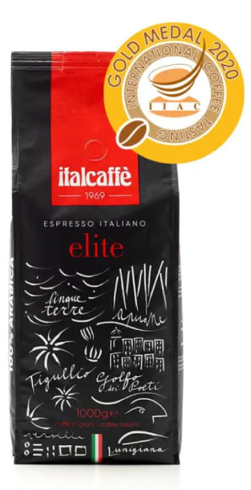 Italcaffe Kawa ziarnista Espresso Italiano Elite Bar 100% Arabica 1kg 11115-uniw