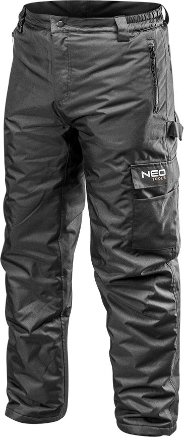 Neo Spodnie robocze ocieplane Oxford czarne rozmiar XL (81-565-XL)
