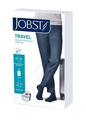 JOBST Travel podkolanówki uciskowe dla podróżujących czarne - rozmiar IV