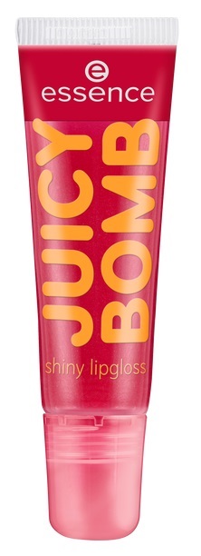 Essence JUICY BOMB Shiny Lipgloss - Owocowy błyszczyk do ust - 10 ml - 04 - CRAZY CHERRY
