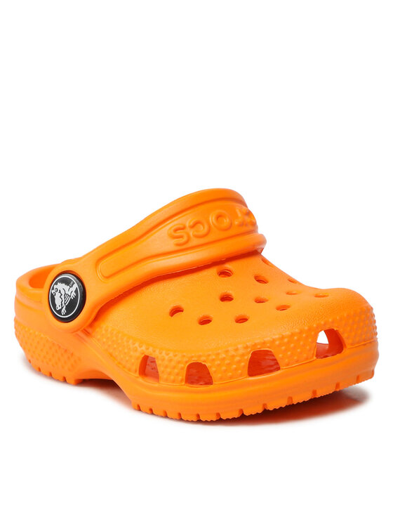 Crocs Klapki Classic Clog T 206990 Pomarańczowy