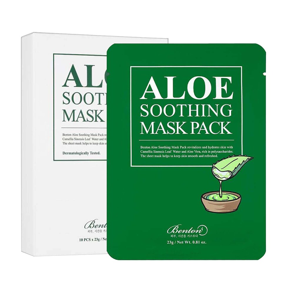 Benton Aloe Soothing Łagodząca maska woda aloesowa