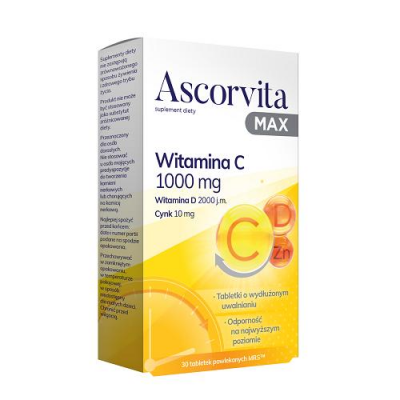 Natur Produkt Pharma Ascorvita MAX tabletki powlekane  30 tabletek