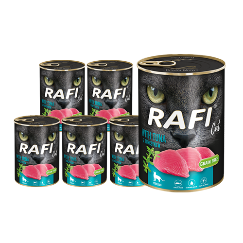 Dolina Noteci RAFI Cat Adult Sterilised z tuńczykiem 12 x 400g 53512-uniw
