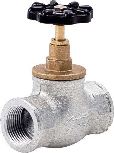 Perfexim Zawór przelotowy prosty żeliwny ocynkowany 3/2