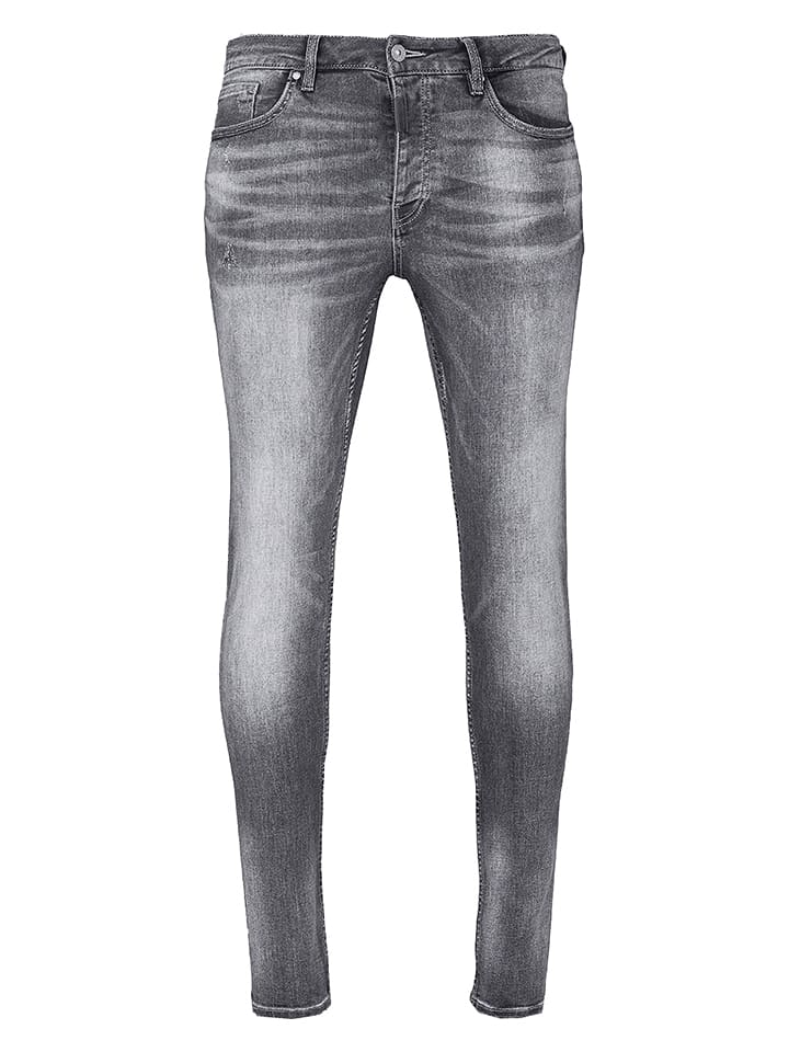 Spodnie męskie - Tigha Dżinsy - Slim fit - w kolorze szarym - grafika 1