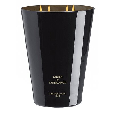 Cereria Molla - Świeca XXL 3,5 kg. Amber and Sandalwood