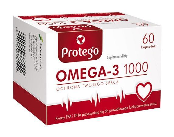 Protego Omega-3 1000, suplement diety, 60 kapsułek  3214661