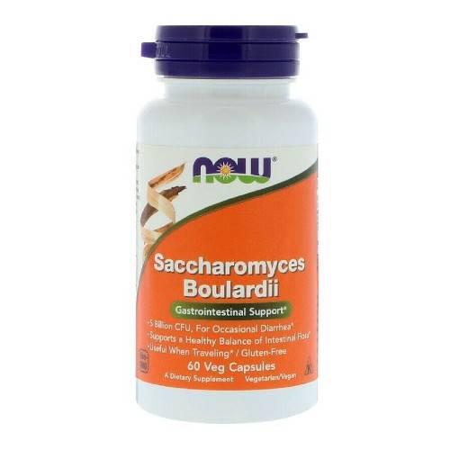 NOW FOODS NOW Saccharomyces Boulardii 60vegcaps