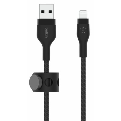 Belkin Kabel USB Lightning Braided Silicone 1 m Czarny