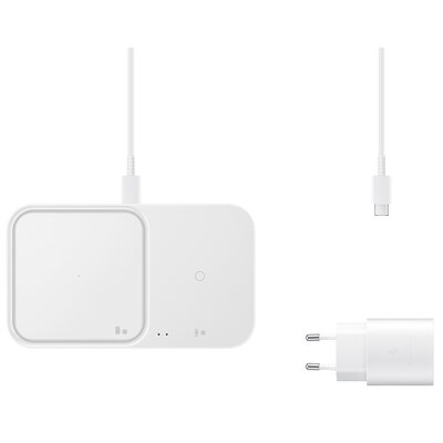 Samsung Super Fast Wireless Charger Duo + ładowarka sieciowa EP-P5400TWEGEU