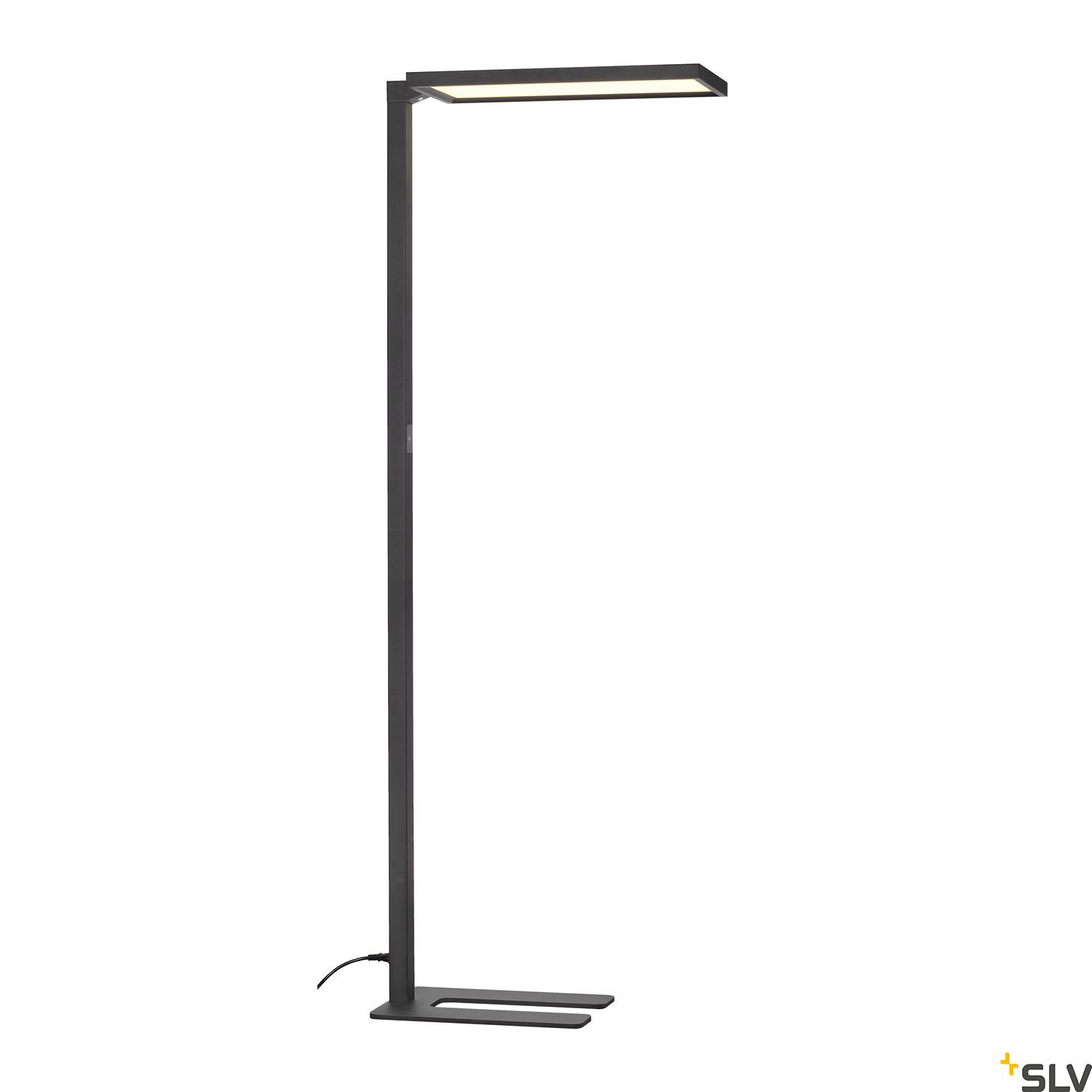 SLV Lampa podłogowa WORKLIGHT czarna 79W 4000K 80 1005390