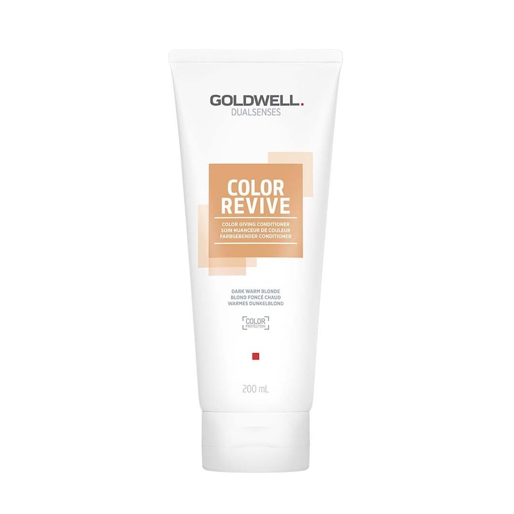 Goldwell Color Revive Dark Warm Blonde | Odżywka koloryzująca ciemny złoty blond 200ml