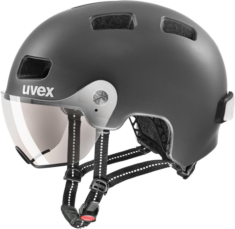 UVEX finale light 2.0, kask rowerowy unisex-dorosły, silver red mat, 52-57 cm 0215