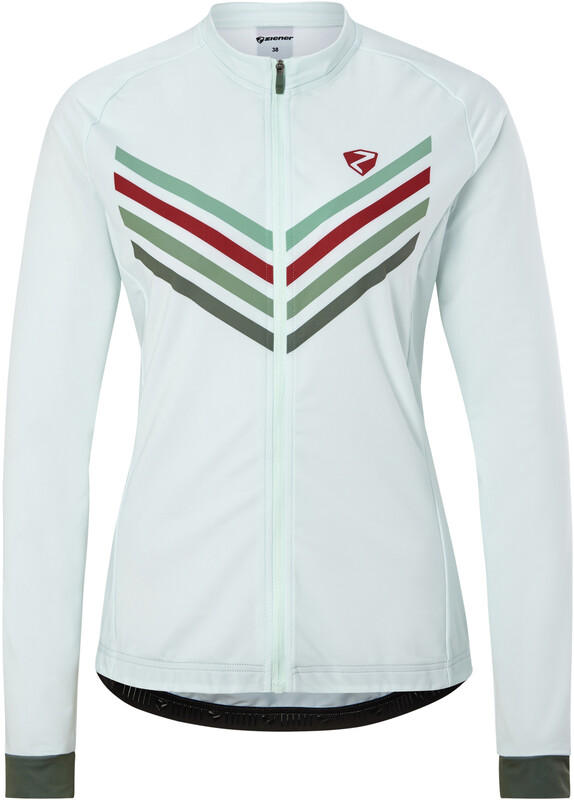 Ziener Narla LS Jersey Women, turkusowy DE 44 | L 2022 Koszulki kolarskie