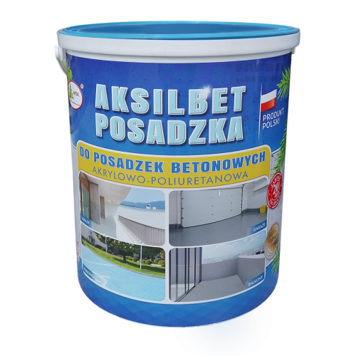 AKSILBET POSADZKA farba do posadzek betonowych szary jasny RAL7035 0,75l