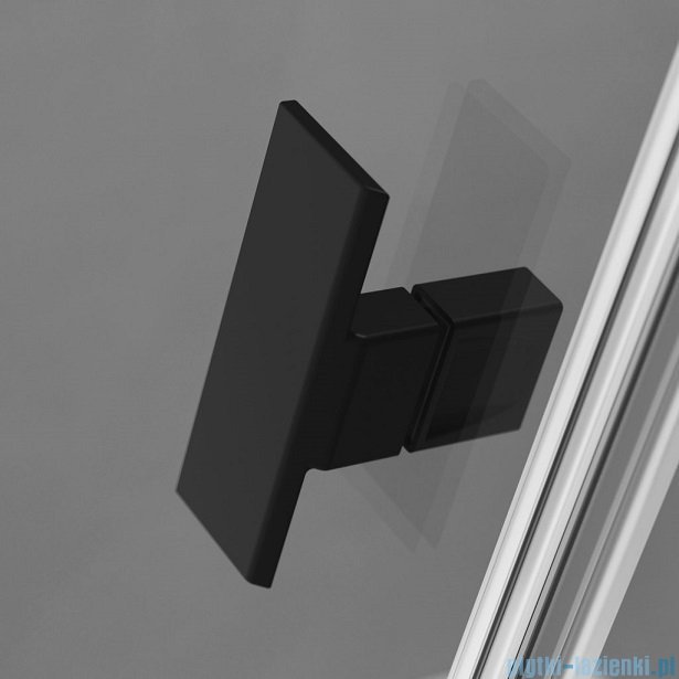 Radaway Nes 8 Black Kdj II kabina 110x100cm lewa przejrzyste 10086110-54-01L/10089100-01-01