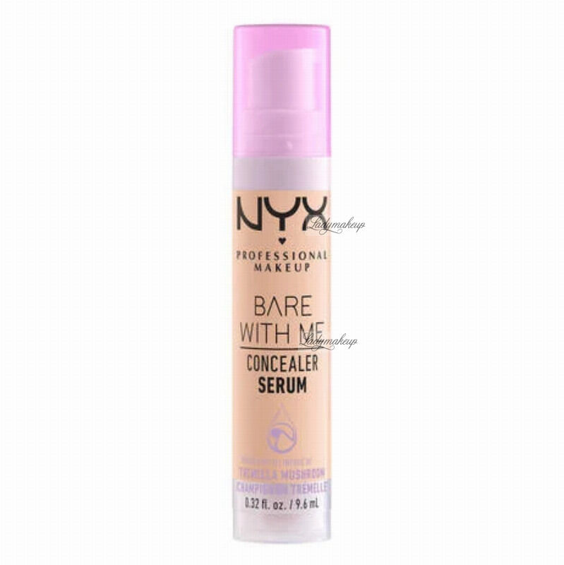 NYX Professional Makeup - BARE WITH ME - Concealer Serum - Korektor z serum - 9,6 ml - 03 - VANILLA