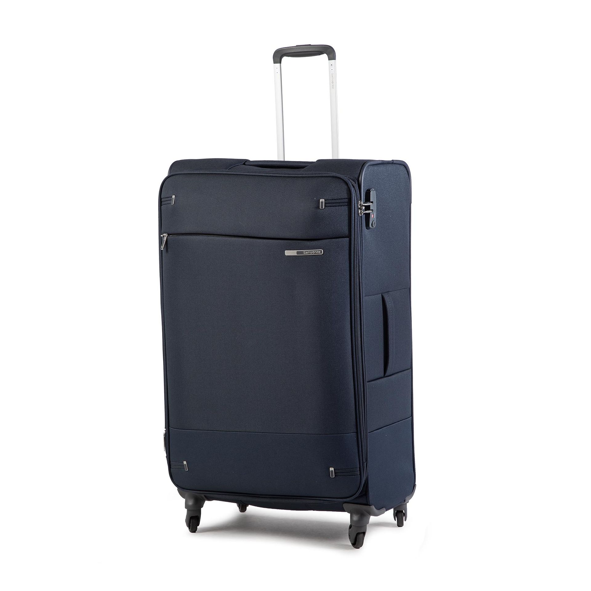 Duża Materiałowa Walizka Samsonite Base Boost 79202-1598-1CNU Navy Blue